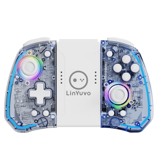 Controlador Joystick Transparente para Interruptor Inalámbrico OLED