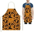 thumbnail image 7 of Apron,Halloween Apron For Men And Women Water And Oil Cooking Kitchen Apron Adjustable Bib Apron, 7 of 7