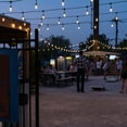 thumbnail image 3 of Enbrighten Classic LED Café String Lights, 24ft. 12 Acrylic Bulbs, Indoor/Outdoor, Weatherproof, Shatterproof, Black Cord, 31662, 3 of 11