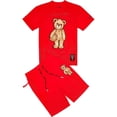 thumbnail image 2 of Civilized Clothing Brand Men Civilized Bear Rhinestone Short (Red), 2 of 2