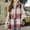 Red, variant on Girls Sleeveless Plaid Jacket Lightweight Button up Vests Casual Color Block Comfy Fall Winter Outerwear New Vests for Girls Fashion Blue 8-9 Years