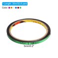 thumbnail image 2 of Unique Bargains 5mmx30m Prism Tape Holographic Reflective Self Adhesive Decor Assorted Color 6 Pack, 2 of 6