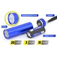 thumbnail image 3 of 9 LED Flashlight Set | 6 Pack with Lanyard Batteries Included Ideal for Outdoors and Safety, 3 of 3