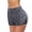 Grey, variant on Women's High Waist Fitness Running Non Yoga Shorts Breathable Workout Bottoms with Pockets Control Compression Activewear, M, Light Grey