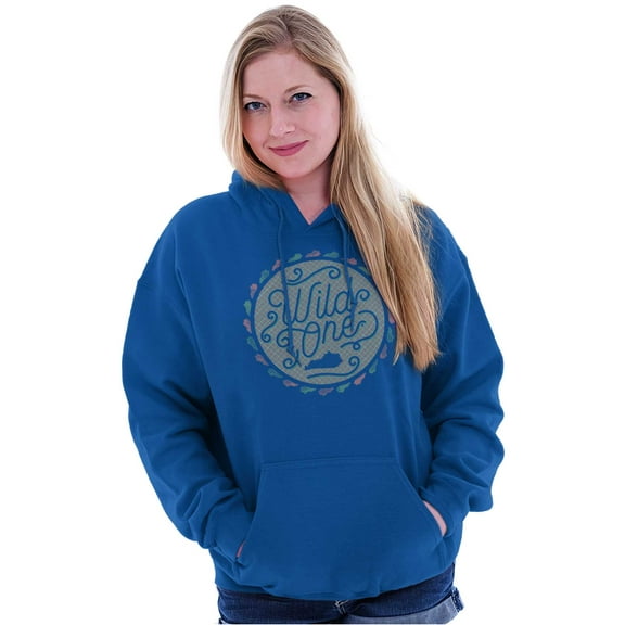 Wild One Cute Kentucky Needle Point Women Plus Size Graphic Pullover Hoodie Brisco Brands 4X