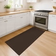 thumbnail image 2 of iOhouze Runner Rug 2x5 Non Slip Carpet Runners for Hallways Cotton Kitchen Runner Rugs with Rubber Backed Braided Indoor Floor Runners for Entryway Hallway Kitchen Bedroom, Brown/Coffee, 2 of 7