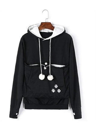Cat carrier pouch pocket hoodie sales