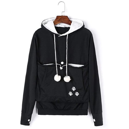 Musuos Fashion Unisex Kangaroo Pet Dog Cat Holder Carrier Coat Pouch Large Pocket Hoodie Top
