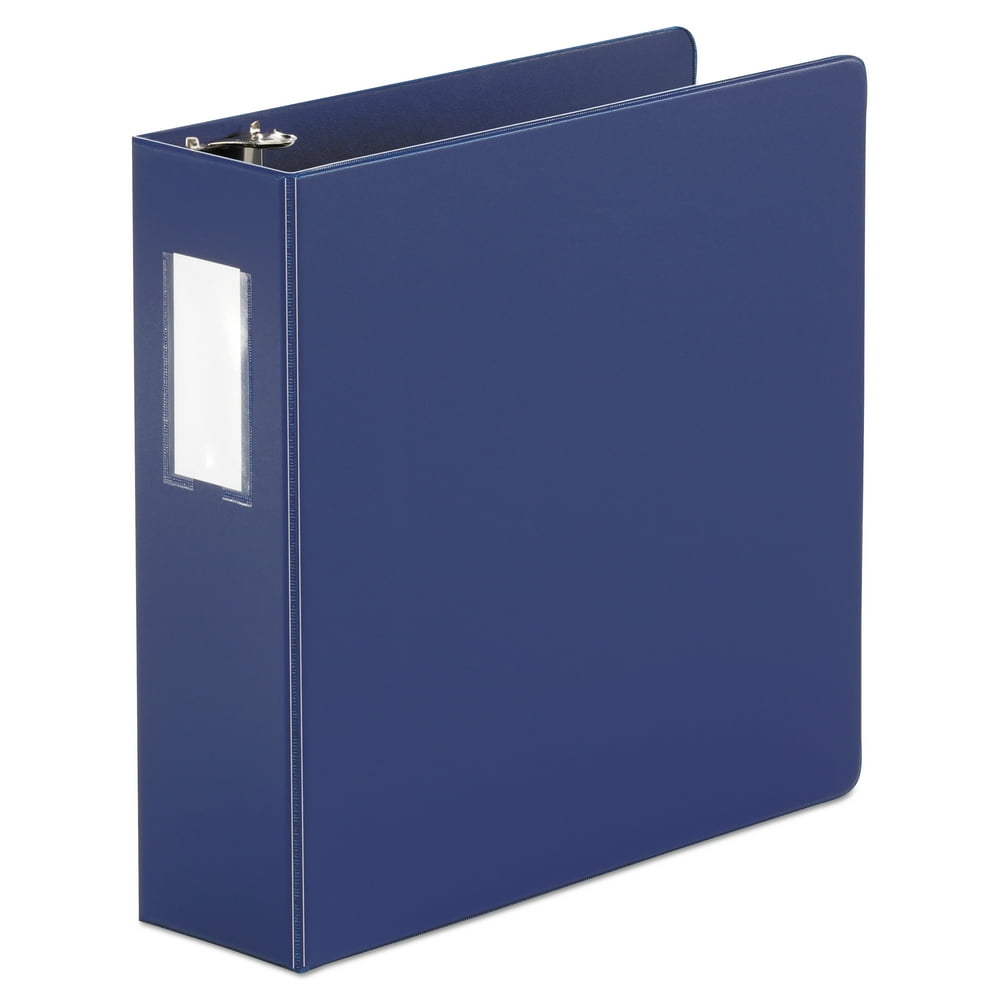 Universal Economy Non-View Round Ring Binder With Label Holder, 3 ...