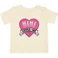 thumbnail image 3 of Inktastic Mimi Loves Me Girls Granddaughter Girls Baby T-Shirt, 3 of 5