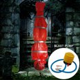 thumbnail image 5 of Halloween espeluznante cadáver muerto inflable de 5 pulgadas para la decoración del árbol de la casa encantada del patio, 5 of 5