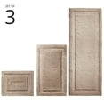 thumbnail image 2 of mDesign Microfiber Bath Mats - 3 Piece Bathroom Rugs - Set of 3 - Linen/Tan, 2 of 8