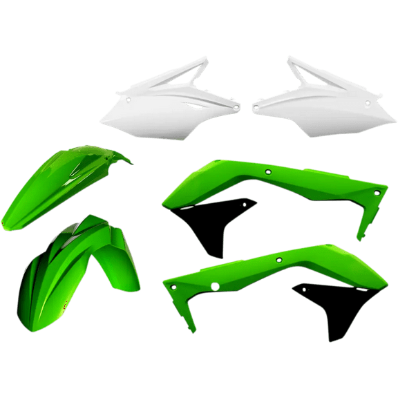 Acerbis White/Green Complete Plastic Body Kit (2449615135)