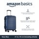 thumbnail image 2 of Equipaje Amazon Basics con tapa rígida expandible de 21 pulgadas, azul marino, 2 of 4