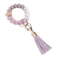 thumbnail image 1 of Pulsera de cuentas de silicona Dinheiro, colgante de llavero, 1 of 5