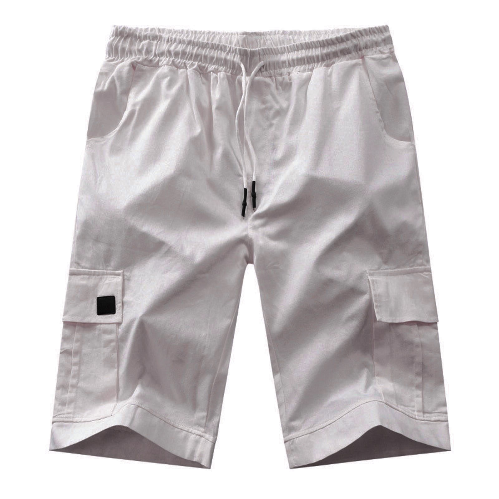 eczipvz Mens Cargo Pants Men's Lightweight Cargo High Rib Jogger Slim