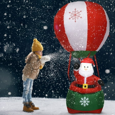 Costway 6 Christmas Decoration Inflatable Hot Air Inflatable Hot Air