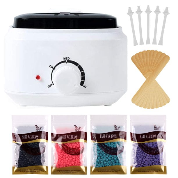 IMAGE Waxing Body Warmer Kit for Hair Removal at Home Waxing Kit for Women Include 4 pack Beans & Waxing Sticks,White - Walmart.com IMAGE Waxing Body Warmer Kit for Hair Removal at Home Waxing Kit for Women Include 4 pack Beans & Waxing Sticks,White - Walmart.com