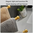 thumbnail image 3 of Bathroom Towel Bar Rotating Towel Rack Shelf Kitchen Wall Mounted Towel Holder Clothes Hanging Storage Organizer, 3 of 13