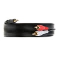 thumbnail image 3 of Cable Estéreo De Audio Macho De 3,5 Mm A 2 Rca De 6 Pies, 10 Pies, 12 Pies, 15 Pies, 25 Pies (6 Pies), 3 of 4