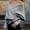 Gray, variant on Women's Off Shoulder Wrap V Neck Cropped Sweaters Shawl, Sexy Fall Winter Long Sleeve Cross Front Knitted Pullovers