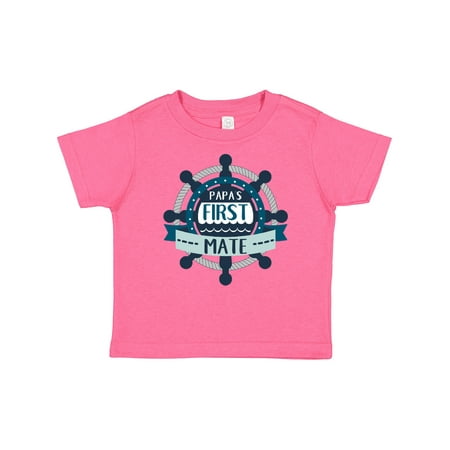

Inktastic Papa s First Mate Gift Toddler Boy or Toddler Girl T-Shirt