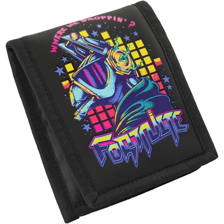 Fortnite Kids Bifold Wallet with Card Slots Boys Teens Gaming Accessory