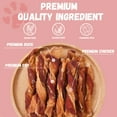 thumbnail image 5 of (2 pack) Pawmate Chicken Jerky & Duck & Cod Twist Dog Treats, Premium Pure Meat Snacks for All Dogs, 28-29 Count, 5 of 10
