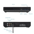 thumbnail image 2 of AV Output DVD CD Disc Player DVD-225 Home DVD Player DVD CD Disc Player Digital Multimedia Player, 2 of 6