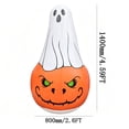thumbnail image 3 of Hvmvliv 4.6FT Tall Halloween Inflatable Pumpkin Ghost with Built-in Blower for Outdoor Yard Party Luminous Decoration, 3 of 6