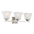 thumbnail image 1 of Savoy House Castel 3 Light Bath Bar in Satin Nickel, 1 of 1