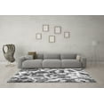 thumbnail image 3 of Ahgly Company Indoor Rectangle Abstract Gray Modern Area Rugs, 4' x 6', 3 of 4
