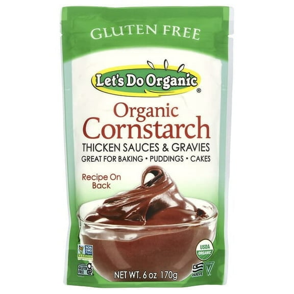 Edward & Sons, Let's Do Organic, Organic Cornstarch, Gluten Free, 6 oz