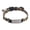 Brown, variant on Leopard Pattern Cat Collar with Bell, Cute and Stylish Neck Ring for Kittens and Cats, Soft Polyester Cotton, Pink L