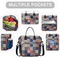thumbnail image 2 of Pioneer Flower Floral Print Pattern Womens Lunch Box for Work,Insulated Large Lunch Bag,Leakproof Adult Lunch Bag for Work,Beach,Travel,Picnic,Camping, 2 of 6