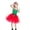 Red, variant on SBYOJLPB Girls Halloween Dress Holiday Party Costume Sleeveless Square Neckline Mesh Princess Dresses