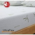 thumbnail image 3 of UltraFlex EasySleep- Fabriqué au Canada, Fermeté Moyenne, Gel Infusé, Confort Réversible avec Soulagement de la Pression, Technologie de Refroidissement, Housse en Bambou, Mousse Certifiée CertiPUR-US® (Fabriqué au Canada), 3 of 12
