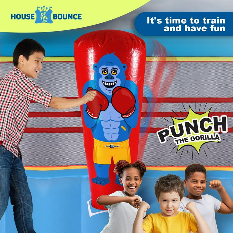 House of the Bounce Kids' Boxing Ring Inflatable Bounce House