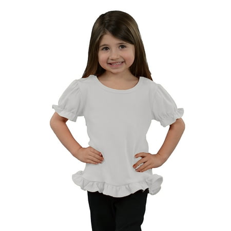 - MONAG Toddler Short Sleeve Ruffle Tee