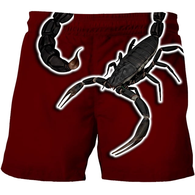 Summer 3d print T Shirt fashion Children Short Sleeve T-shirt Hip Hop Streetwear Funny Scorpion Printed T Shirts9T Gong Bohan LED