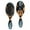 Halloween Pumpkins Skulls, variant on Halloween Skull Crossbones Pattern Hair Brush,Girls Detangling Hair Brush,Glide Through Tangles with Ease for Wet & Dry Hair,8.8"X2.8"
