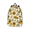 thumbnail image 2 of Sigee Sunflowers and Bees for Canvas Large Capacity Laptop Backpack for Men and Women, Travel Backpack, 2 of 8