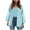 Light Blue, variant on Feancey Linen Cardigans for Women Open Front Long Sleeve Kimonos Loose Fit Casual Beach Coverups Lightweight Cardigan Jacket Blue M
