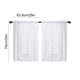 thumbnail image 3 of Cortinas Divisorias de Lino Qazbgdl de 2 Piezas para Cocina y Baño | Cortinas Cortas Semitransparentes de Estilo Vintage para Decoración de Dormitorio y Cocina | 63 X 78 Cm, 3 of 6