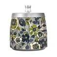 thumbnail image 7 of Yayeee Ashtray with Lid for Cigarette Smokeless Stainless Steel Home Ash Holder, Green Floral, 7 of 7