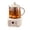 B, variant on Leeye Electric Tea Kettle with Infuser, Small Personal Tea Maker with Stainless Steel Strainer, Compact Hot Water Heater for Loose Leaf Tea, Brown 3.5 inches