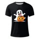 thumbnail image 4 of Blusas y camisas de manga corta y cuello redondo para hombre. Blusas/camisetas de manga corta con cuello redondo y estampado de Halloween para hombre. Blusa para hombre., 4 of 4