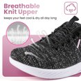 thumbnail image 4 of KOFUBOKE Women's Walking Shoes, Wide Toe Box Comfortable Slip on Sneakers for Daily Walks,Travel,Casual Outings, 4 of 6