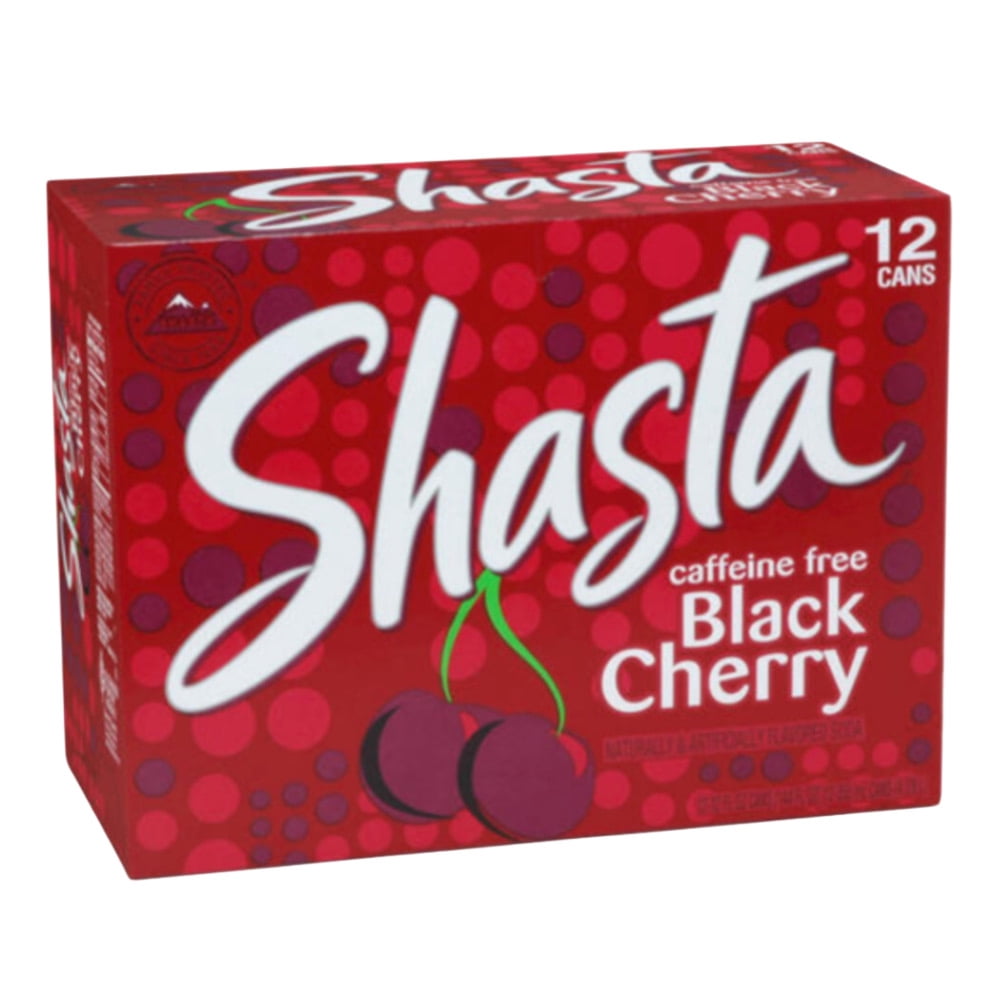 Shasta Black Cherry Soda - 24 Cans
