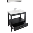 thumbnail image 4 of mueble para baño de piso aragon 32" grafito contrachapado de melamina con lavabo, 4 of 7
